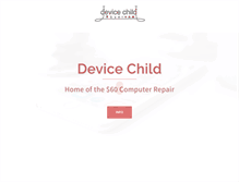 Tablet Screenshot of devicechild.com